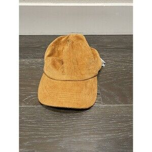Gap Mens Brown Corduroy Hat Adjustable Strapback Dad Baseball Cap